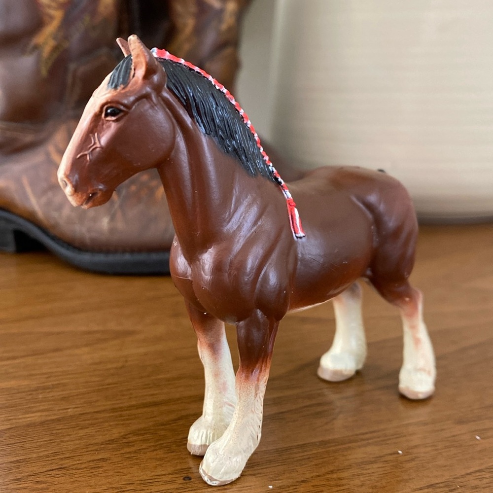 ERTL Vintage Clydesdale Stallion Horse and Pony Figurines - Collectible - Picture 10 of 15